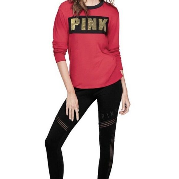 NEW Victoria's Secret PINK Long-Sleeve - L - Picture 3 of 3